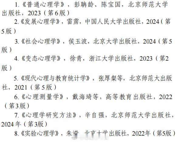 贵州医科大学2027考研应用心理专硕初试专业课主要参考教材有调整：新增实验（不过之前实验也是要正常复习的，所以也不算是新增的考试科目）；发心和变态版本更换；社心和研究方法版次升级。【试卷内容结构】普通心理学（约60 分，占20%）、发展心理学（约45 分，占 15%）、社会心理学（约45 分，占 15%）、变态心理学（约60分，占20%）、心理学方法综合（约90 分，占30%）。【试卷题型结构】单选题（约 120 分，占40%）、多选题（约30分，占 10%）、简答题（约 60 分，占 20%）、综合题（约90分，占 30%）。决战考研心理学考研考研