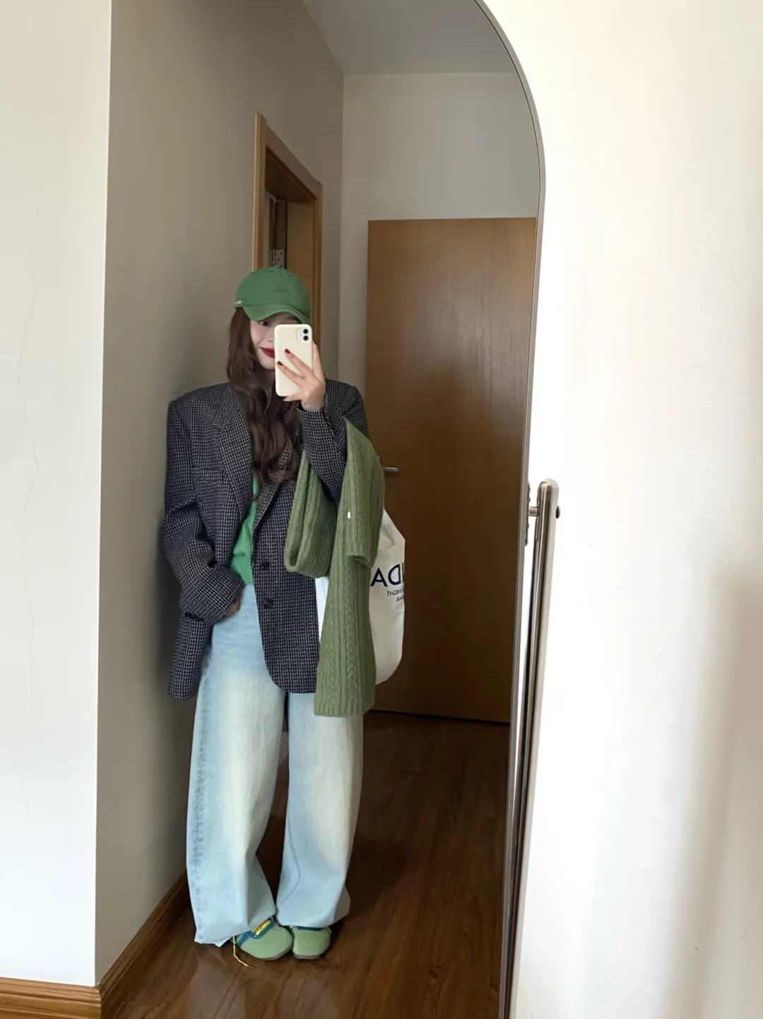 牛仔裤➕西装