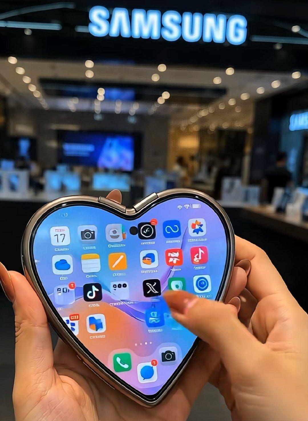 三星? 心形手机?? ​