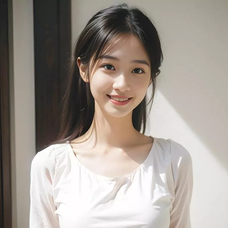 元气少女，笑容甜美的你！