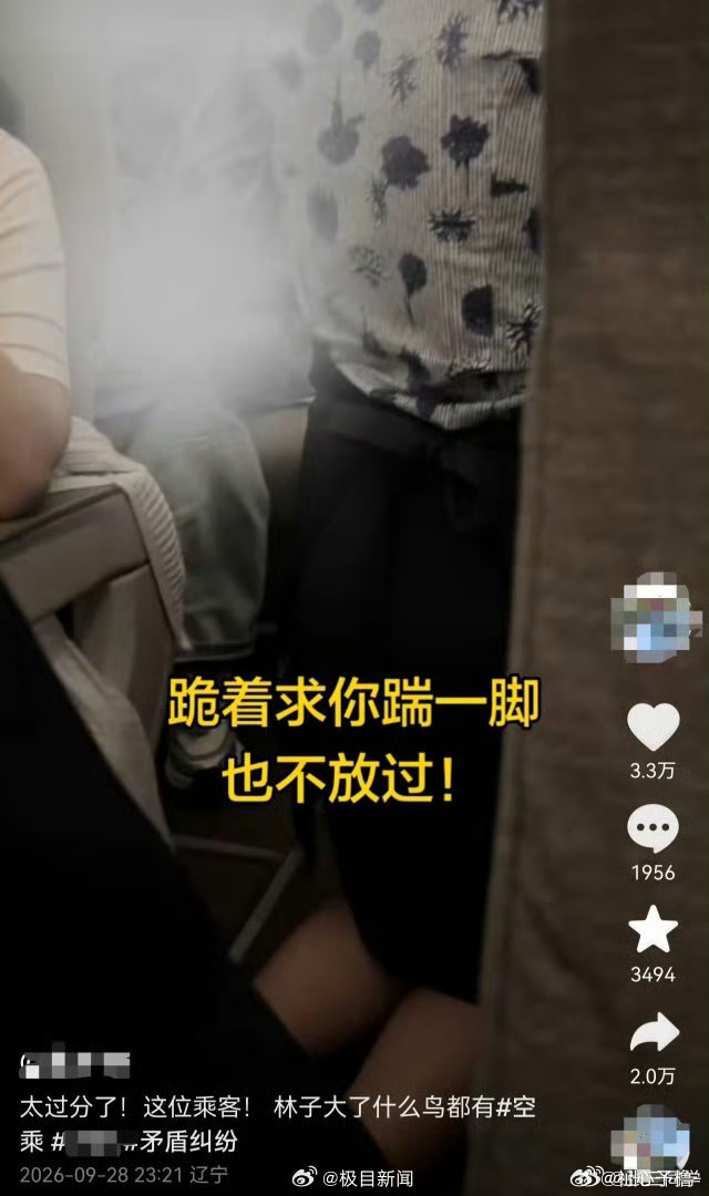 #东航空姐下跪道歉#因为餐车轻轻蹭了一下手肘，就要逼得空姐在客舱里下跪，甚至还要人家“踹一脚”才肯罢休，这到底是什么品种的巨婴？

东航那个客服还在那儿打太极说“高度重视”，我看最该重视的是怎么给员工撑腰。空姐也是人，也有尊严，不是谁花钱买了票就能随便践踏的。那种“投诉即处罚”的破机 ​