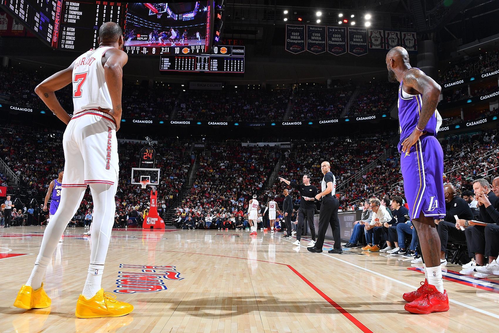 火箭队和湖人队的系列赛仍在进行当中，现在大比分变成了3:1，湖人队虽然...