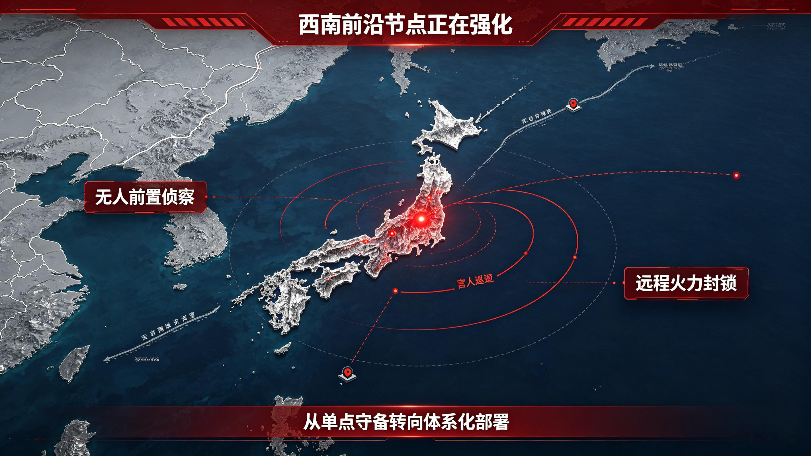 5万台无人装备+岸舰导弹！日本西南方向急速扩军

日本防卫省最新规划：拟引进超5万台无人作战装备，并在与那国岛首次部署美日联合研发岸舰导弹。西南方向正从单点守备，转向“无人侦察+远程火力+体系指挥”。
 
看点：
✅ 无人装备覆盖无人机、无人艇、潜航器
✅ 与那国岛成为西南前沿关键节点
✅ 美日 ​