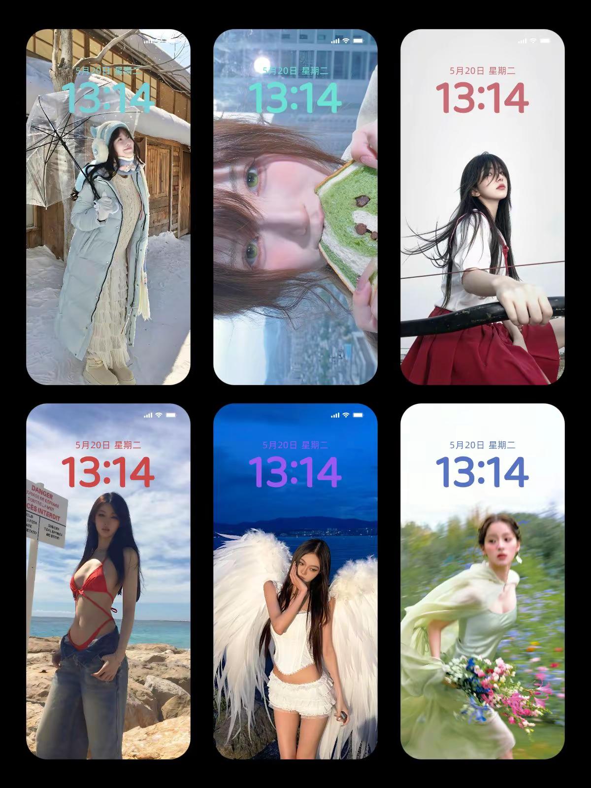 超绝的氛围感美女壁纸🔥🔥🔥。