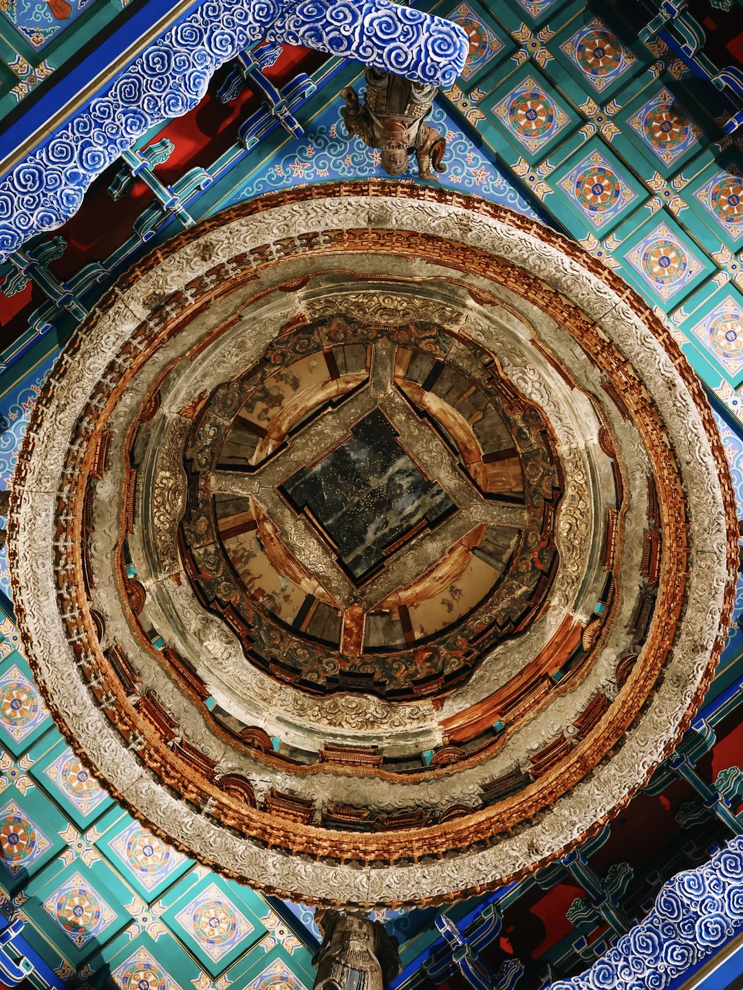 四访先农坛藻井，整个世界都安静了