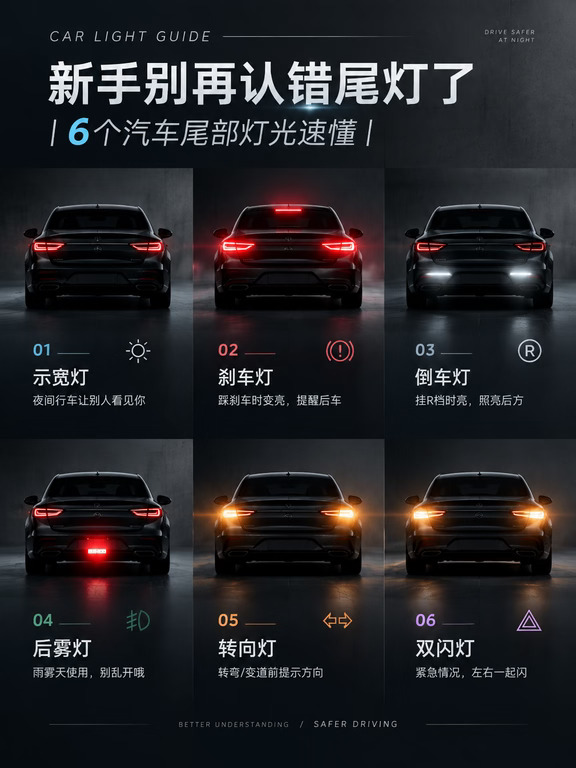 6个车灯知识，关键时刻能保命！