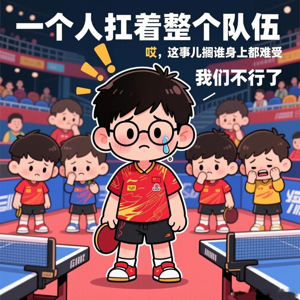 #新华社评男乒过度依赖王楚钦##王楚钦霸气回应黑子#哎，这事儿搁谁身上都难受。说真的，这场决赛看完，我的心跟被揪着似的。

中国队还是那个中国队，王楚钦还是那个最棒的，但这次明显看出，队里就他那几个能打硬仗的选手，其他人的状态和稳定性都不行啊。说实话，比赛打到最后，王队一个人撑着，确实 ​