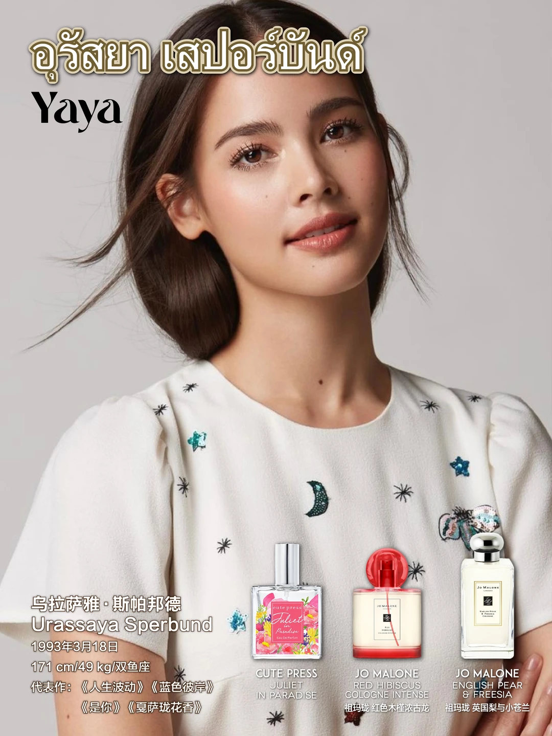 泰兰德女星爱用香水（第十一期）