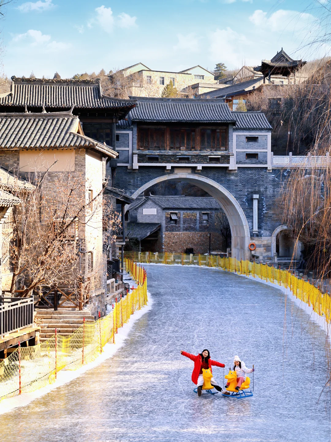 古北水镇1月免门票｜带娃住长城下童话小镇