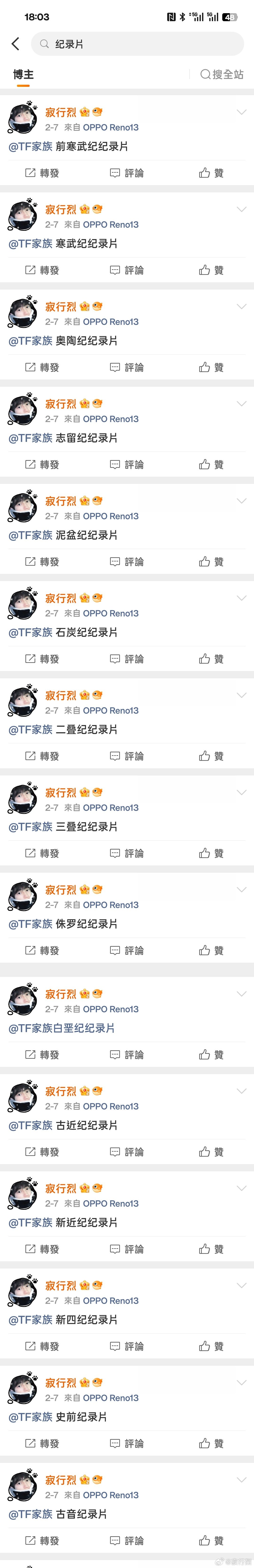 给你们看看纪录片那时候我的精神状态[捂嘴哭] ​