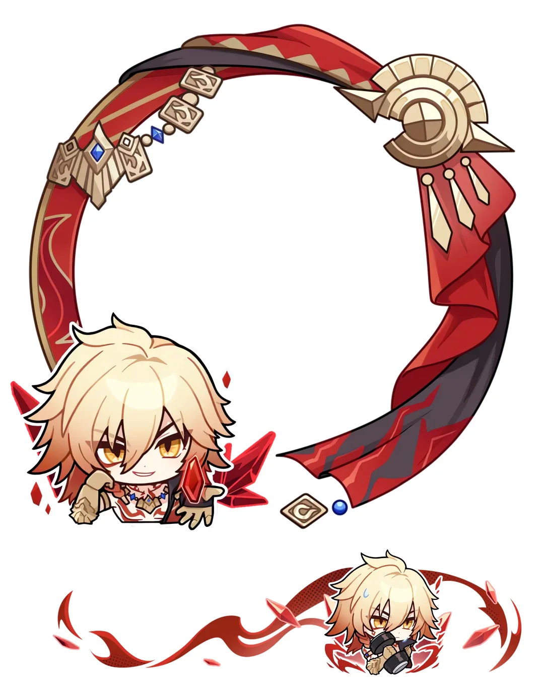 『万敌』高清HoYoLAB头像框/评论装扮