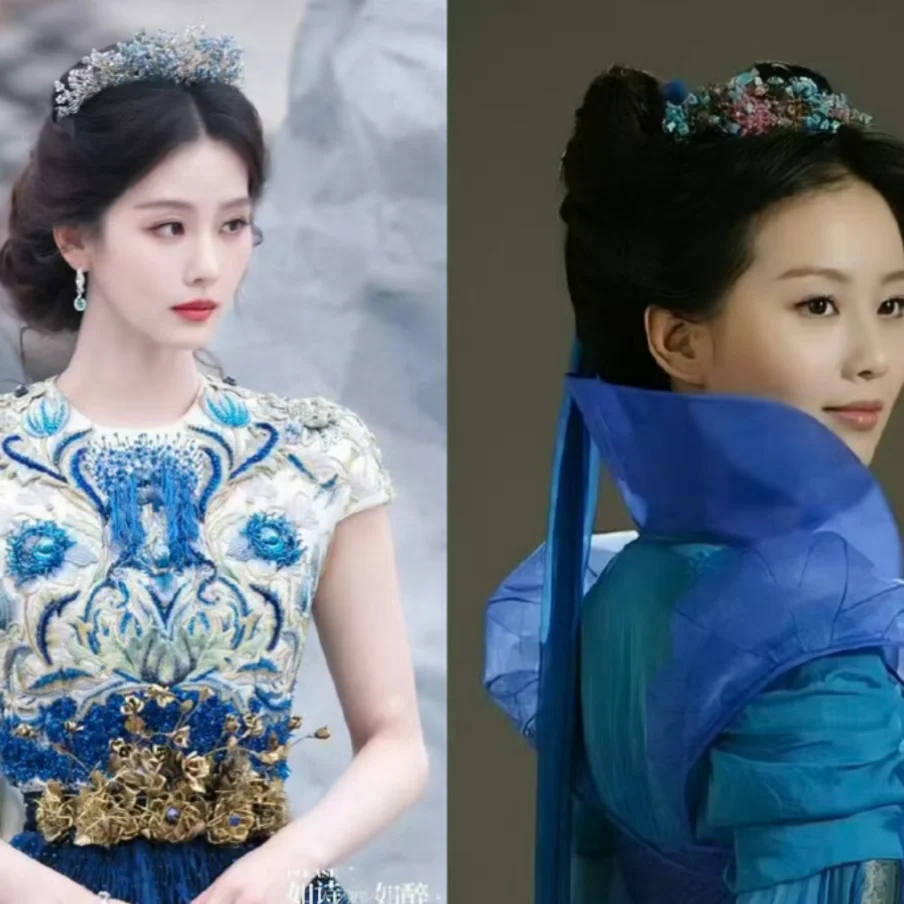 刘诗诗时隔17年收到了龙葵头饰❣️❣️❣️