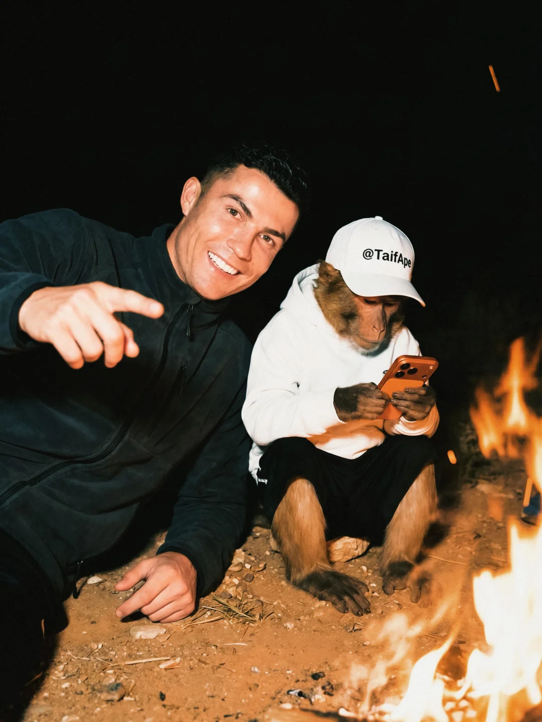 C罗和猴哥的欢乐时光