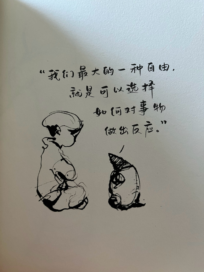 人真的很容易把别人的生活想象得很完美！想起有次我问好朋友：你熟悉的那个谁谁谁，她应该没什么烦恼吧，她妈妈那么优秀那么爱她，她做的又是自己喜欢的工作！没想到朋友说：怎么可能，她最近一直在失眠，很焦虑啊。最近有个朋友私信我说，她很羡慕我的生活状态，而她自己的生活却有诸多无奈。其实我的生活也有很多无奈啊朋友们，只是，大家都习惯了在互联网上分享好消息而已。这年代，大家的生活都不容易的。我身边的人，有钱的没钱的，单身的有家庭的，大家都各有各的困境，各有各的难关。但是呢，不容易归不容易，人与人的状态倒是千差万别。有的人总是活力满满、笑容满面的，有的总是眉头紧蹙、愁眉苦脸的。就看你怎么想了。想开了，除了生死都是小事；想不开，芝麻大的事也能烦恼半天。最后和大家分享我很喜欢的一句话：我们最大的一种自由，就是可以选择如何对事物做出反应。joy's talk
