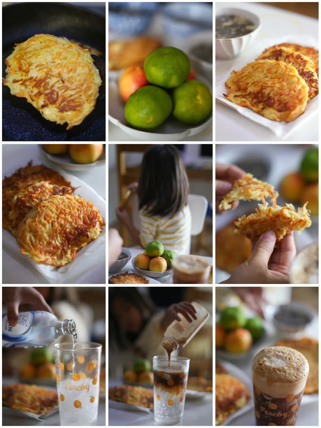 早餐｜成为小学生的第3顿早餐｜土豆煎饼