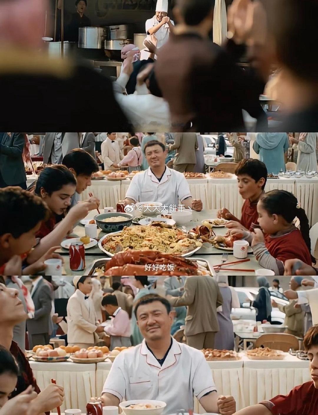 “每一道菜都饱含着对和平的期盼。”

“通过中国美食，传递爱与善良。”

电影《欢迎来到龙餐馆》将代表中国大陆角逐第99届奥斯卡金像奖最佳国际影片奖...[兔子] ​