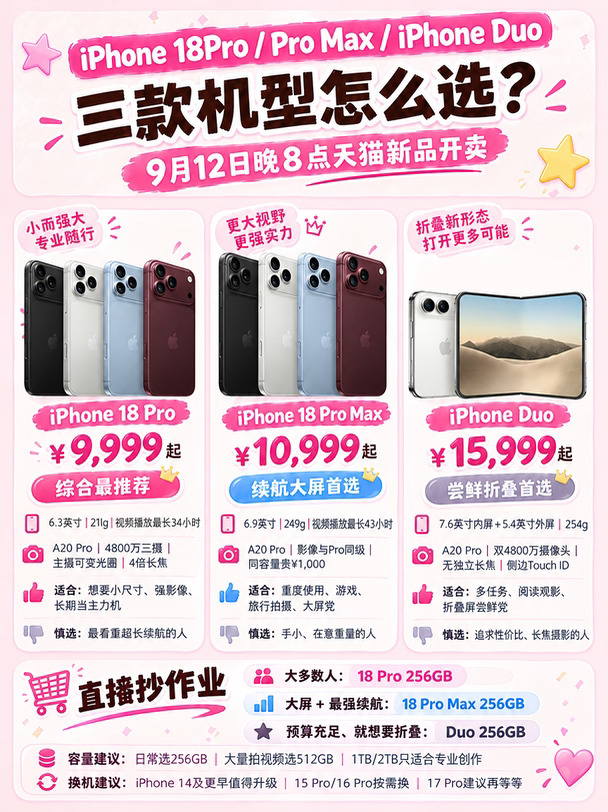 谁还在蹲iPhone18？天猫预约福利我先码住！