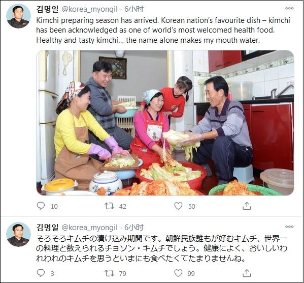 韓媒: 朝鮮官員個人推特亮相, 用中英日文發帖-圖6