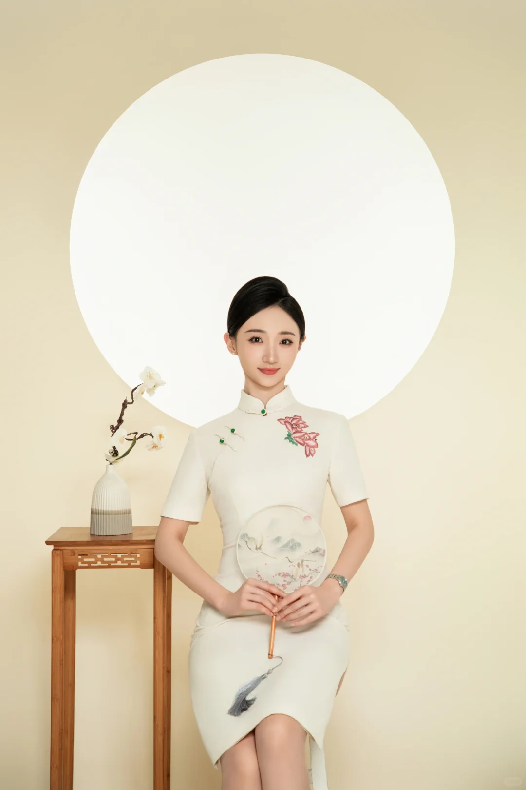 旗袍空姐制服写真，温柔美丽的小姐姐！  小红薯：苗苗