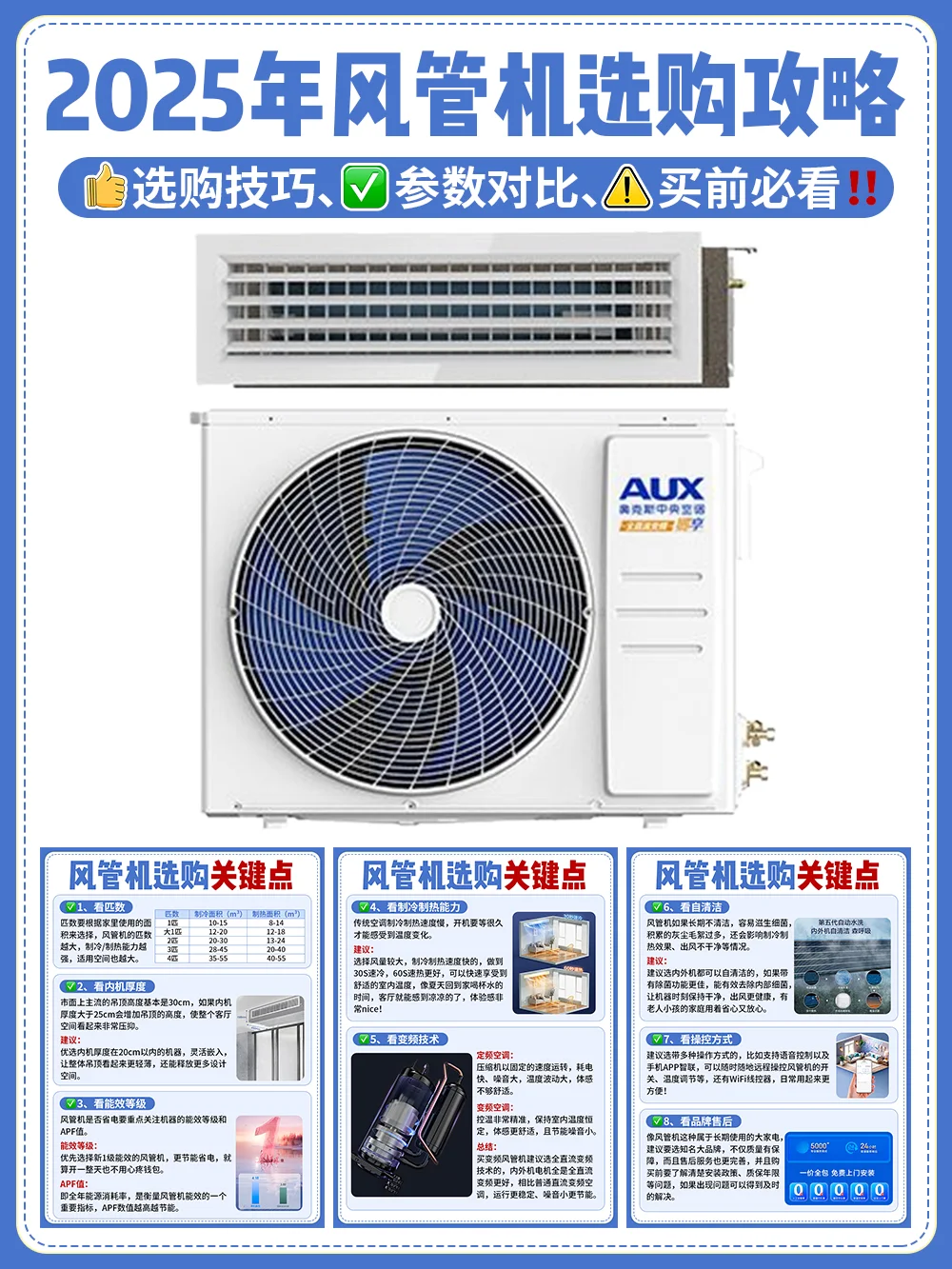 风管机怎么选？这份攻略别错过！看完不踩坑