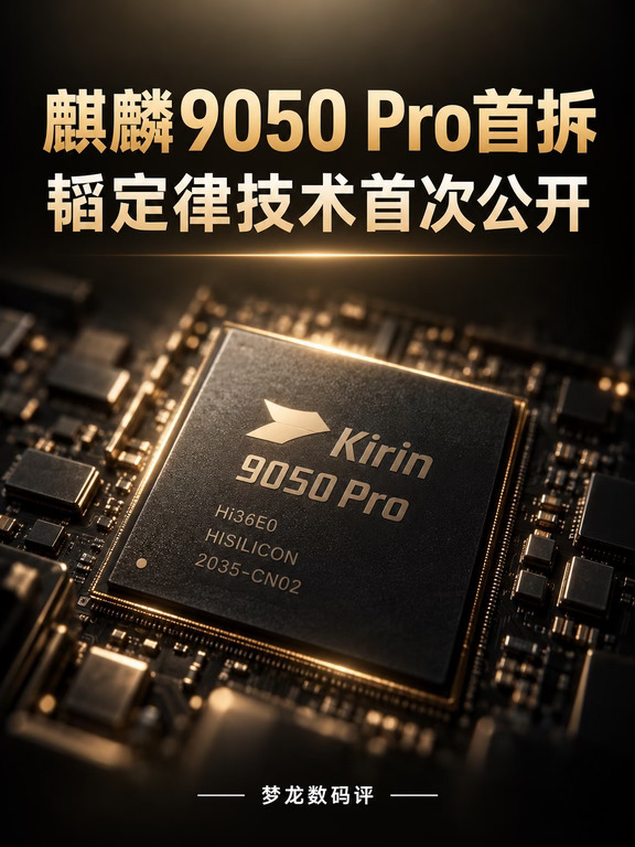 麒麟9050 Pro首拆曝光！