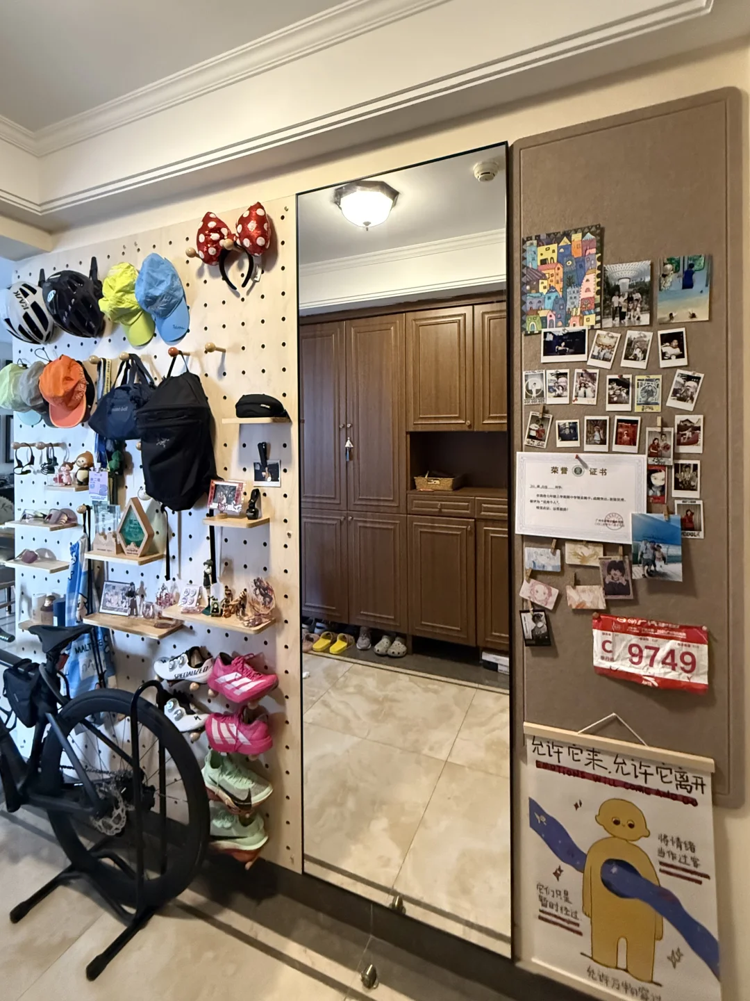 运动人的快乐墙｜❤️把爱和爱好全挂上墙