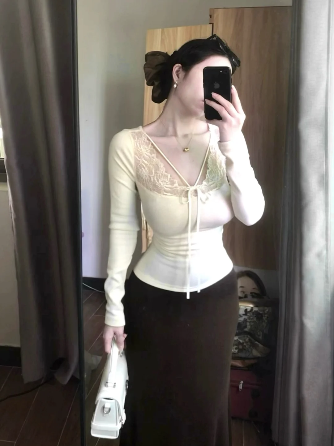 蕾丝边是白色系的点缀好嘛！