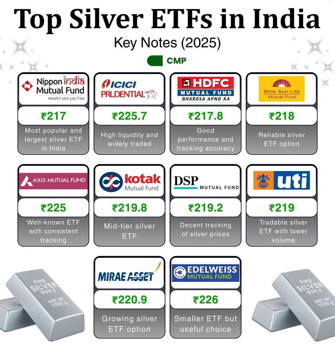 2025 年印度白银类指数基金全景图 谁在流动