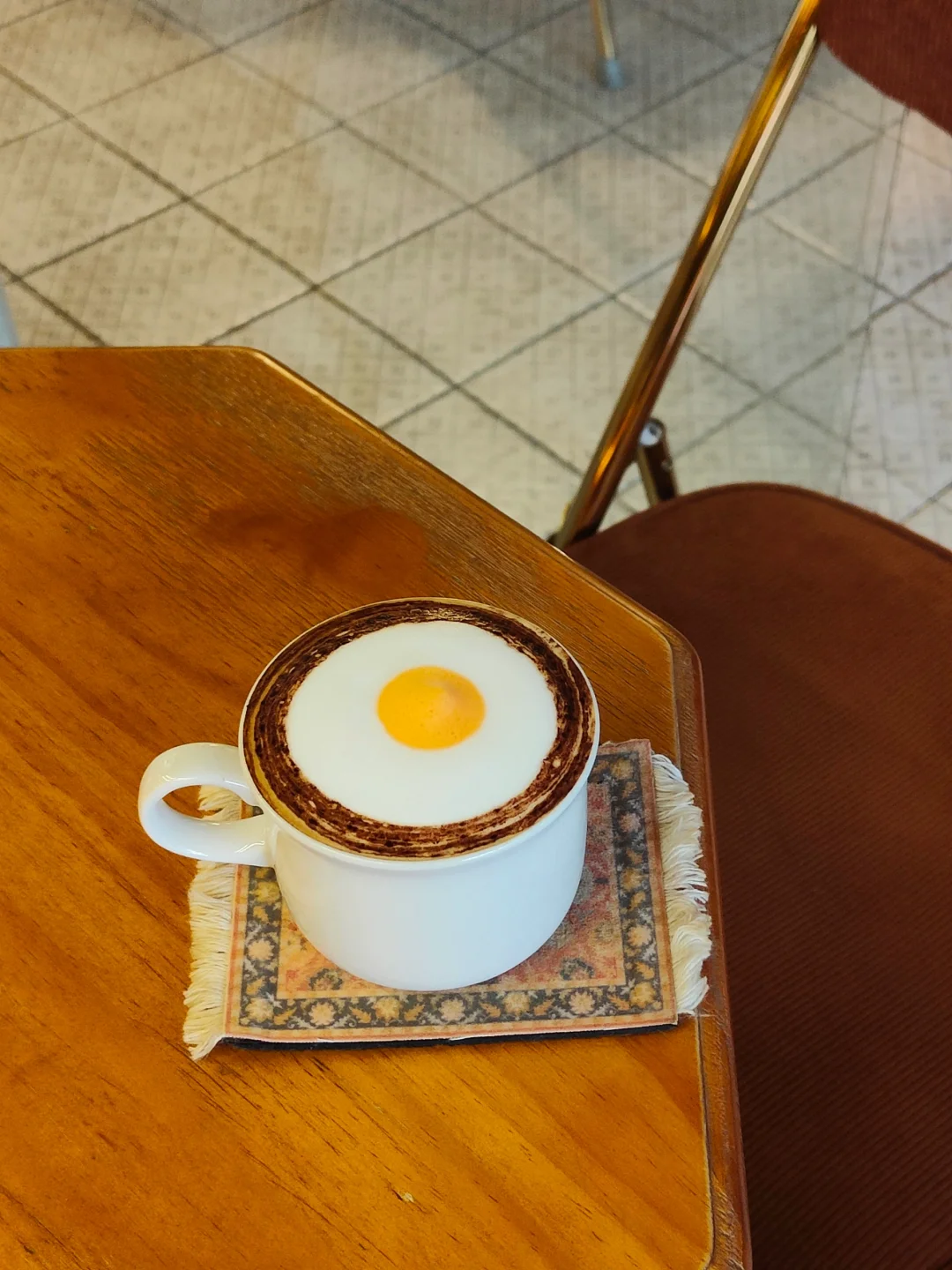 解㊙️荷包蛋咖啡 很神奇很好喝就够了
