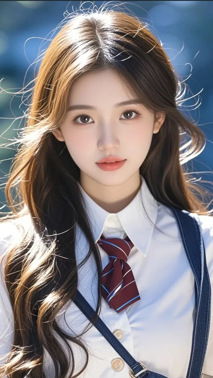  娇小的面孔，清澈的眼眸！妥妥的少女气息！