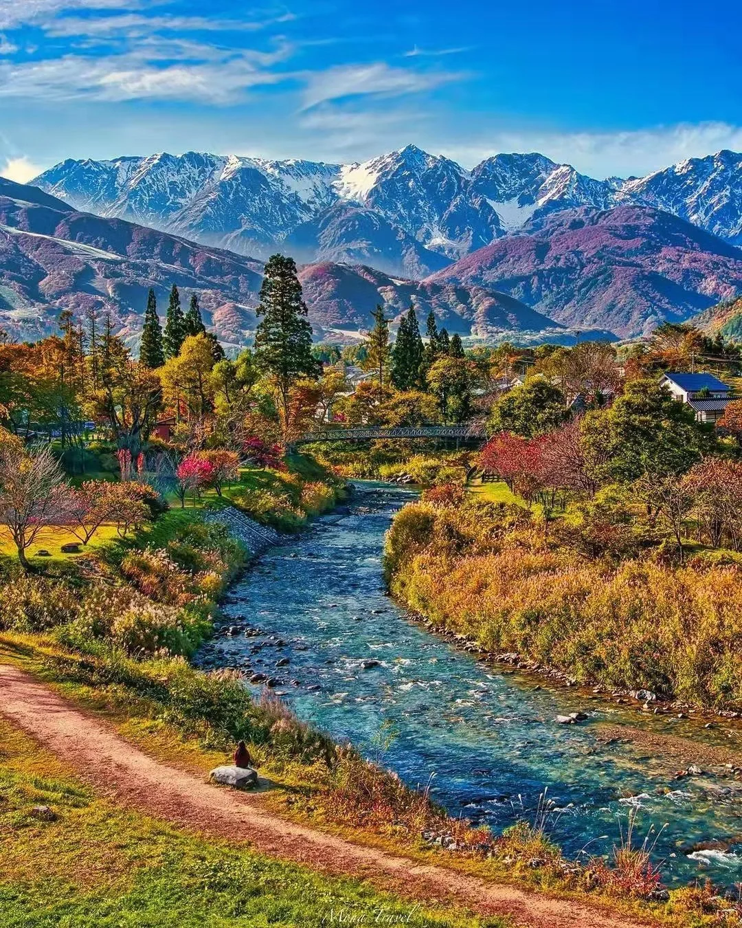 日本长野县｜滑雪者的天堂，油画般的美景