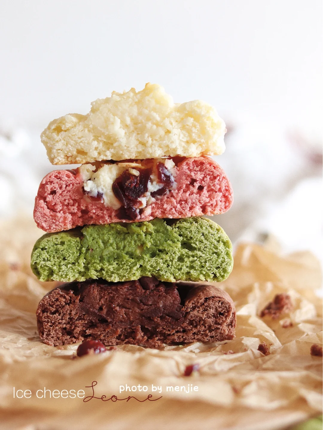 ✔️④种口味冰乳酪司康|冻着啃更好吃👌