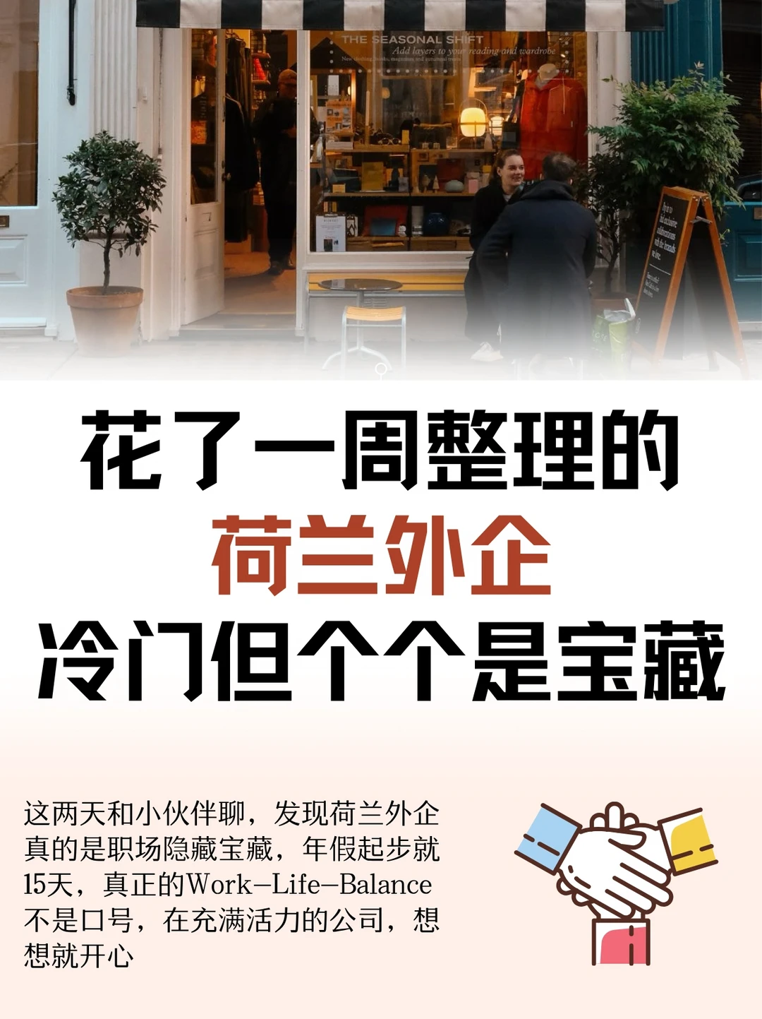花了一周整理的荷兰外企，冷门但个个是宝藏