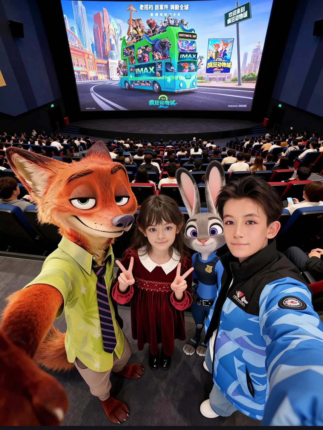 学会了‼️看完《疯狂动物城2》就这样发🦊🐰