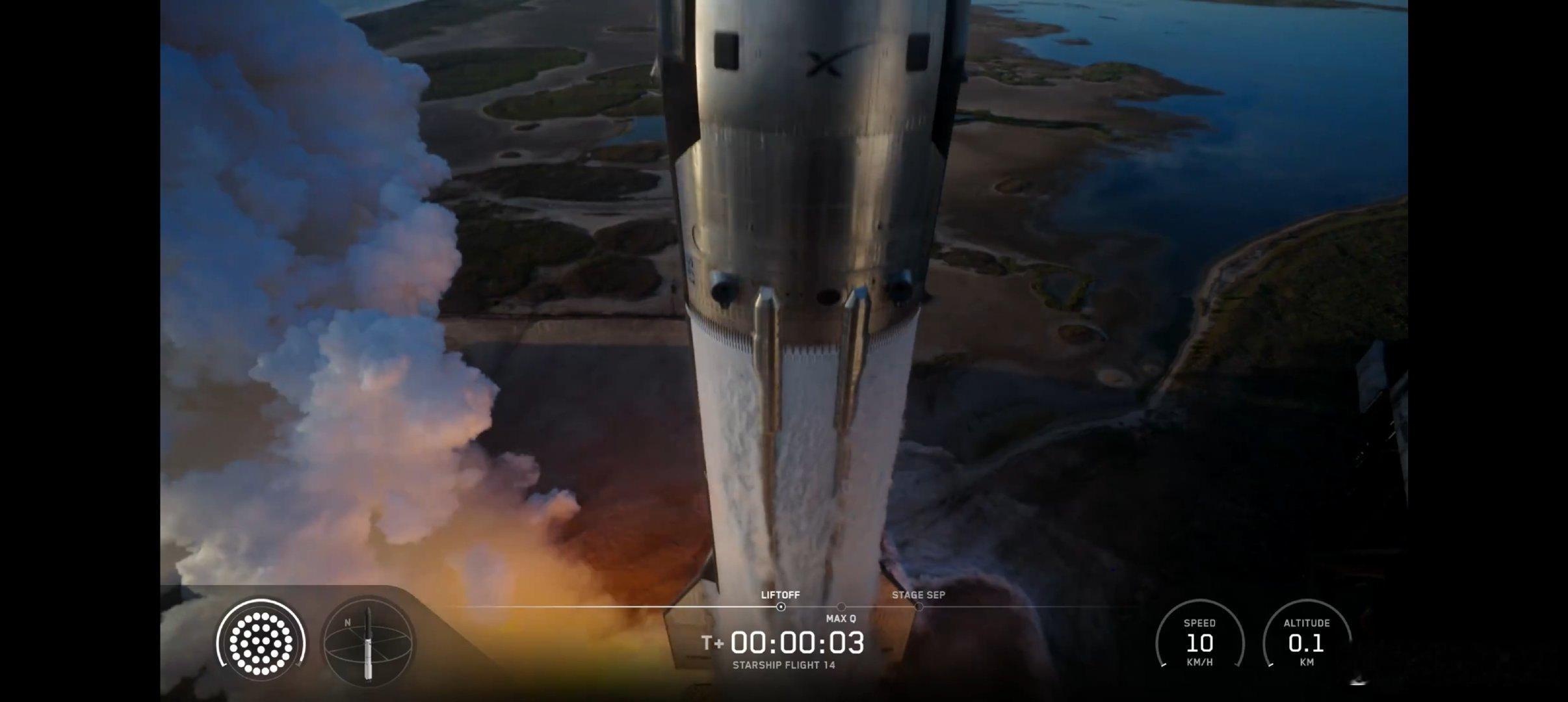 #星舰成功入轨##spacex# 
感受星舰的硬核科技美学[鼓掌][鼓掌][鼓掌][馋嘴][馋嘴][馋嘴] ​