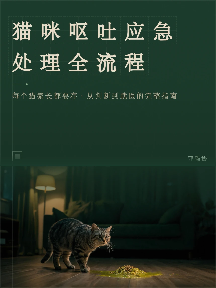 猫咪呕吐应急处理全流程