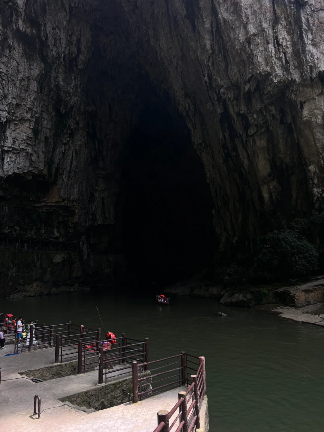 贵州｜船渡大峡谷❗️地下溶洞❕吊水岩瀑布