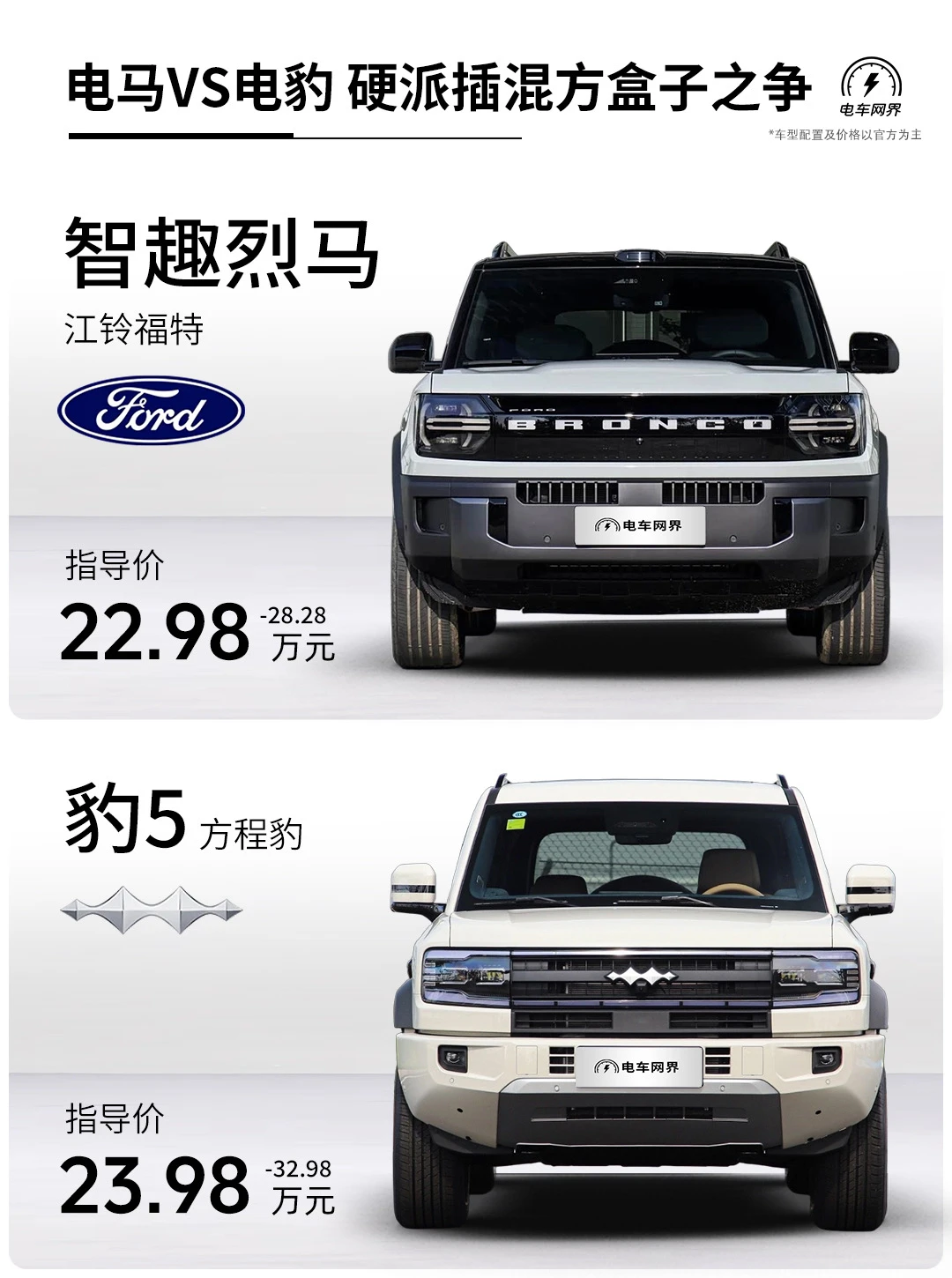 电马🐴VS电豹🐆  插混方盒子谁更硬核？