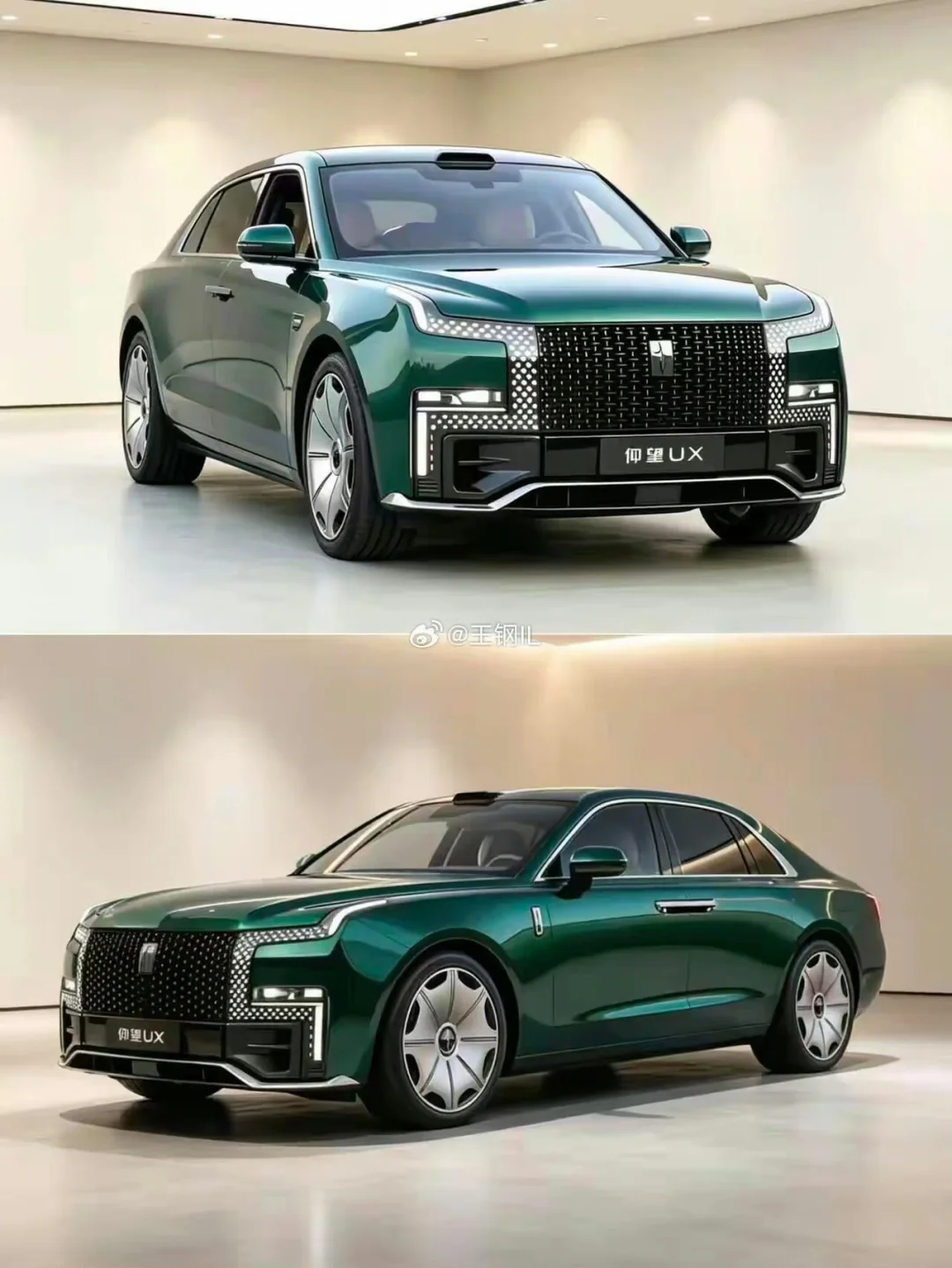 仰望行政轿车（虽然是假图