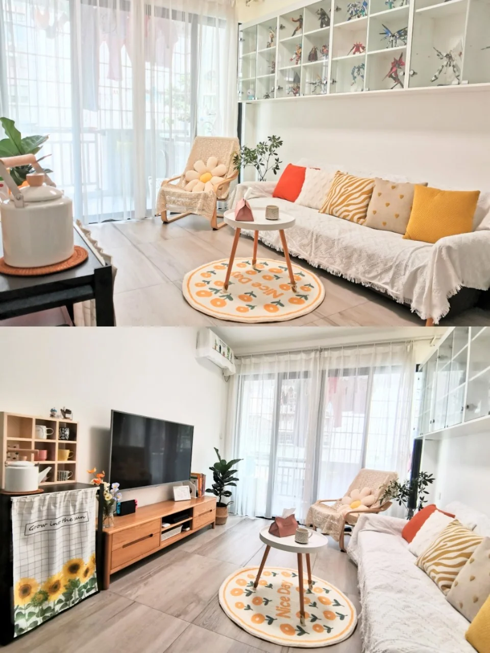 温馨小家不用太复杂，简单干净就好~