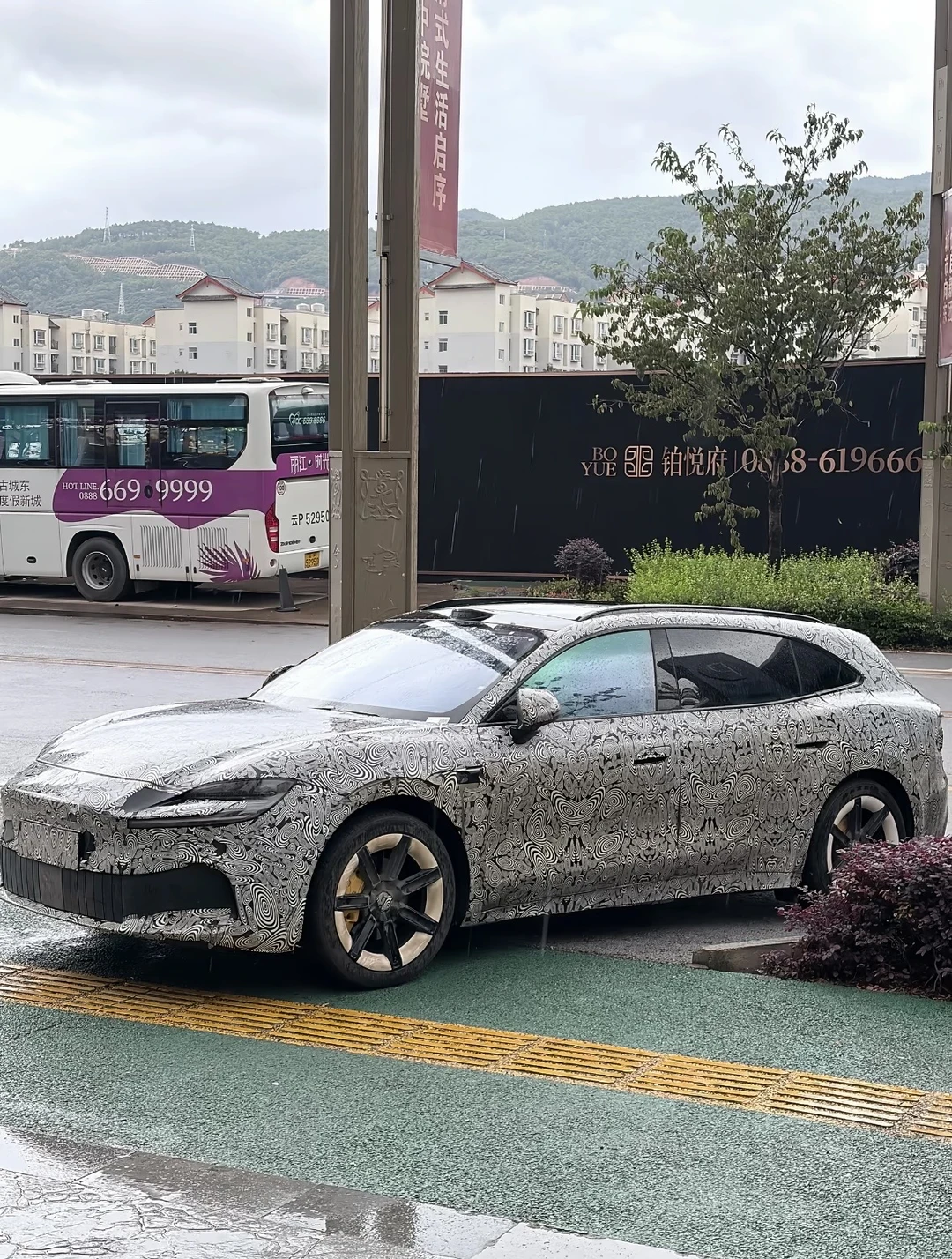 🔥抓到野生伪装车！MG07旅行版路试实拍✨
