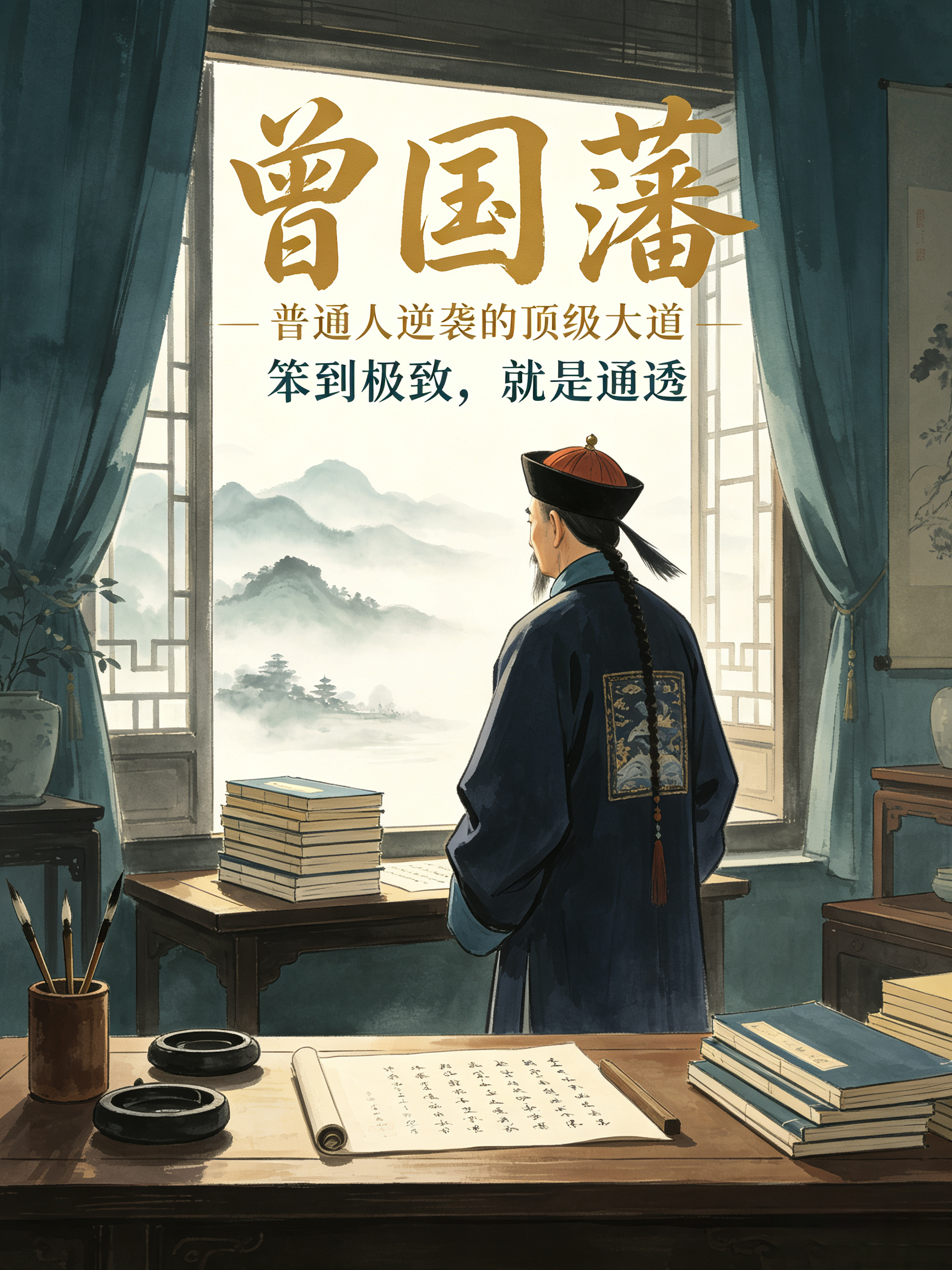 曾国藩：普通人逆袭的顶级大道，笨到极致，就是通透
 
世间聪明人无数，可真正能成事、能稳福、能善终的人，往往不是天资卓绝者，而是肯下笨功夫的人。
 
晚清名臣曾国藩，便是最好的证明。
 
他没有过人的天赋，年少读书愚钝，考秀才考了七次，被考官当众批为文理不通；他没有显赫天资，出身普通农家，无人提携、