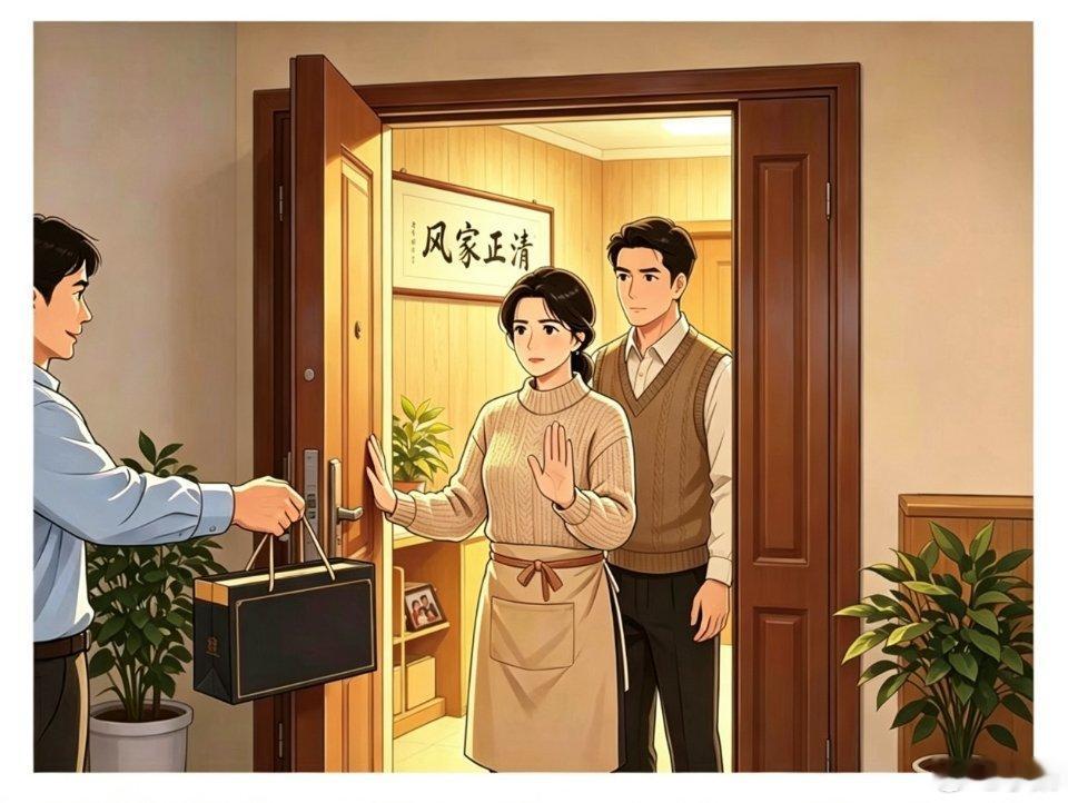 【#妻子收下藏2万现金礼盒副局长被处分##亲属收礼党员干部不知情不能免责#】某县文旅局党组成员、副局长朱某，曾利用职权帮助某广告公司负责人赵某承揽当地广告业务。端午前夕，赵某以“节日拜访”名义，提着包装好的节日礼盒来到朱某家中。恰逢朱某外出参加公务活动，其妻认为只是普通的人情往来，便 ​