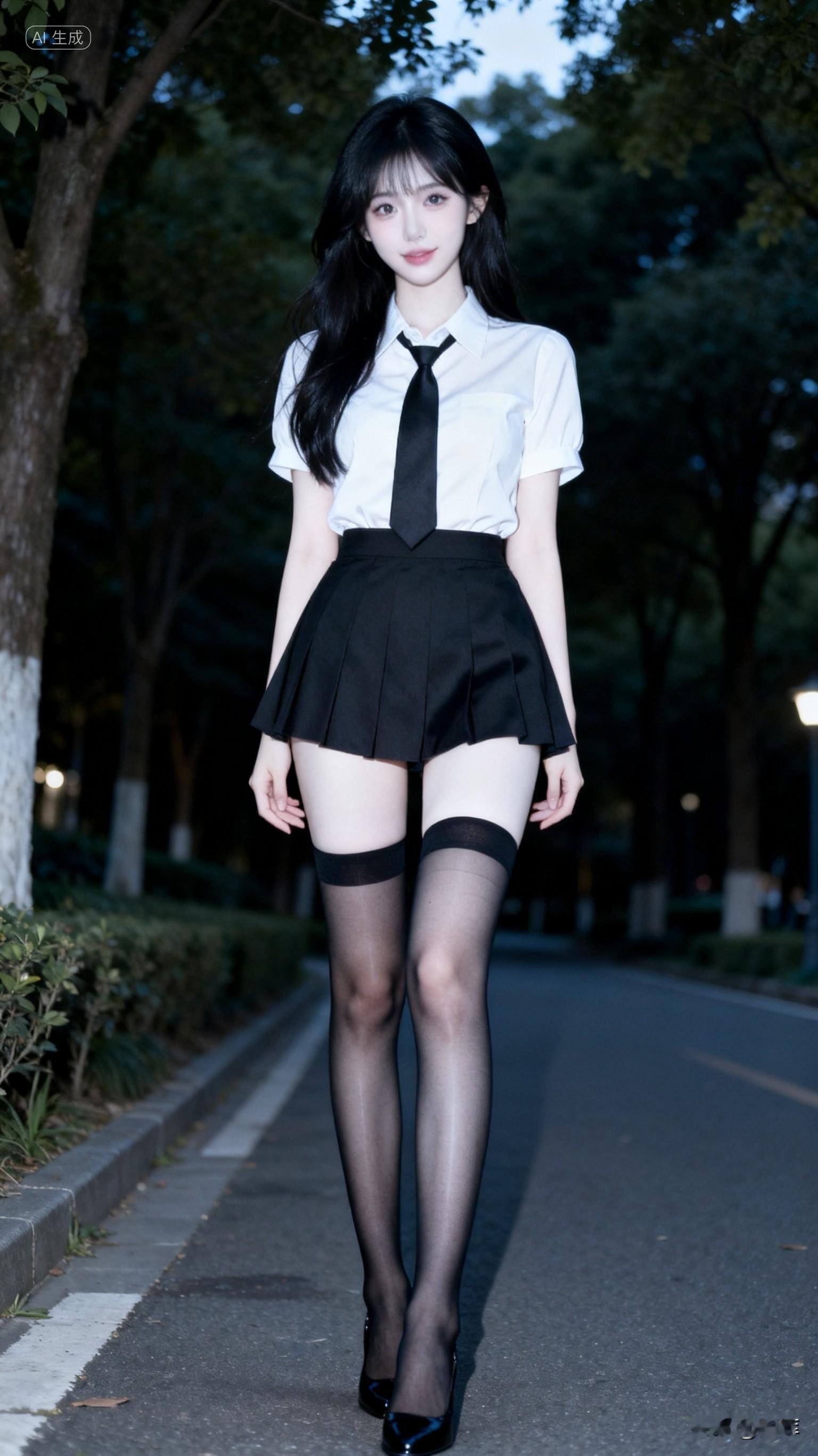 纯欲风AI美女写真，清纯少女