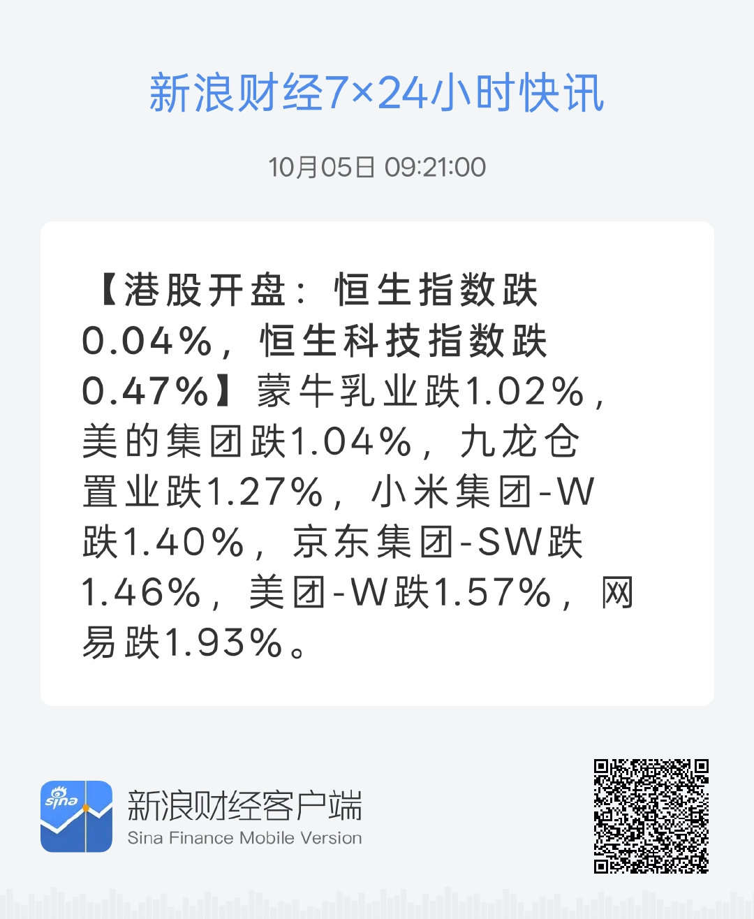 今天港股继续不受外围影响，走独绿行情 ​