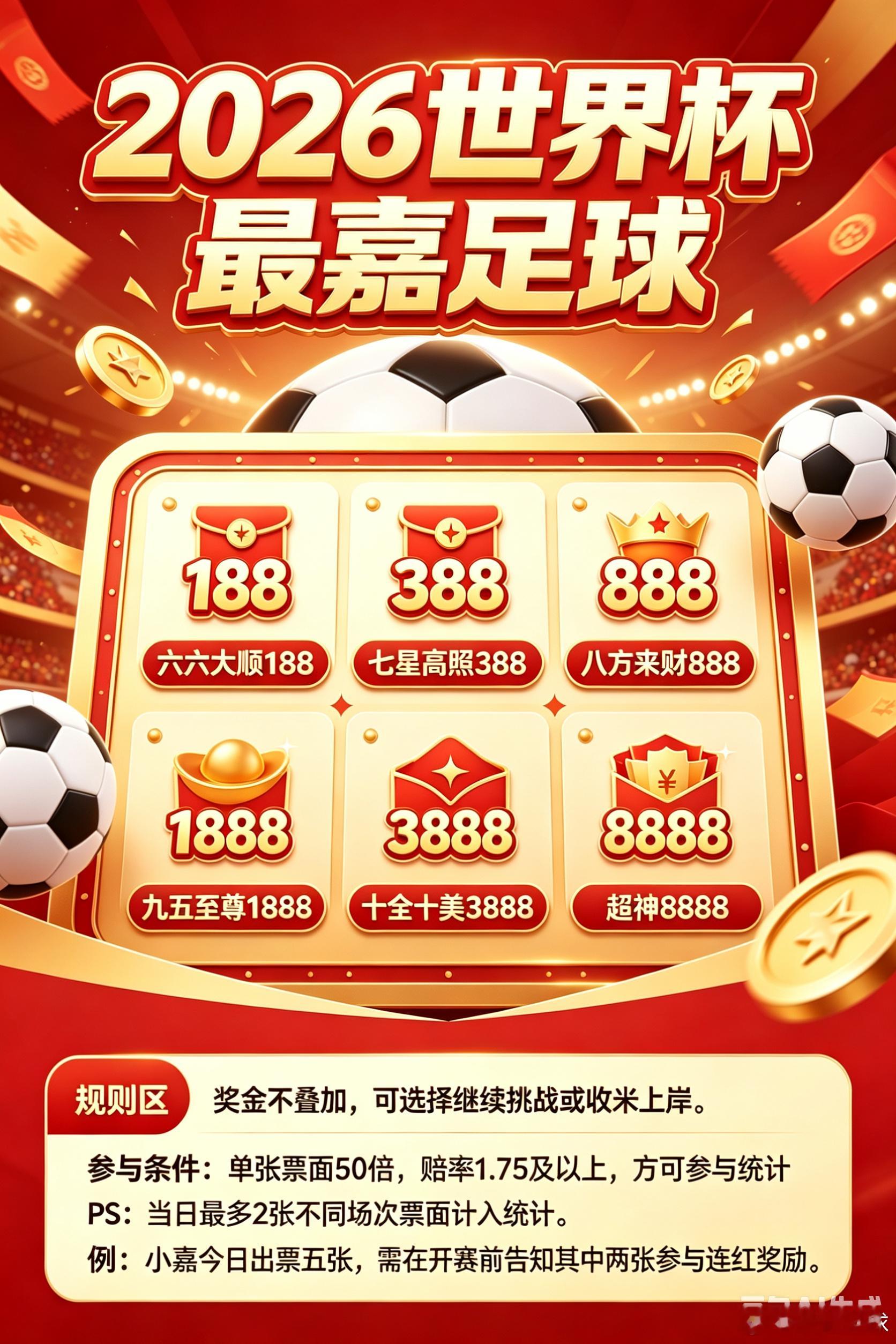 世界杯真的来啦，挑战十一连红[doge] ​​​