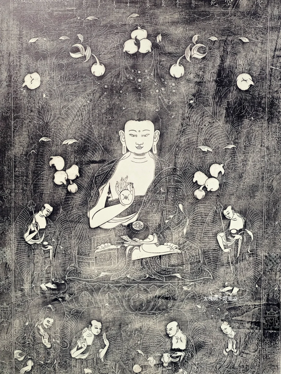 北海公园琉璃阁前——七佛塔佛像