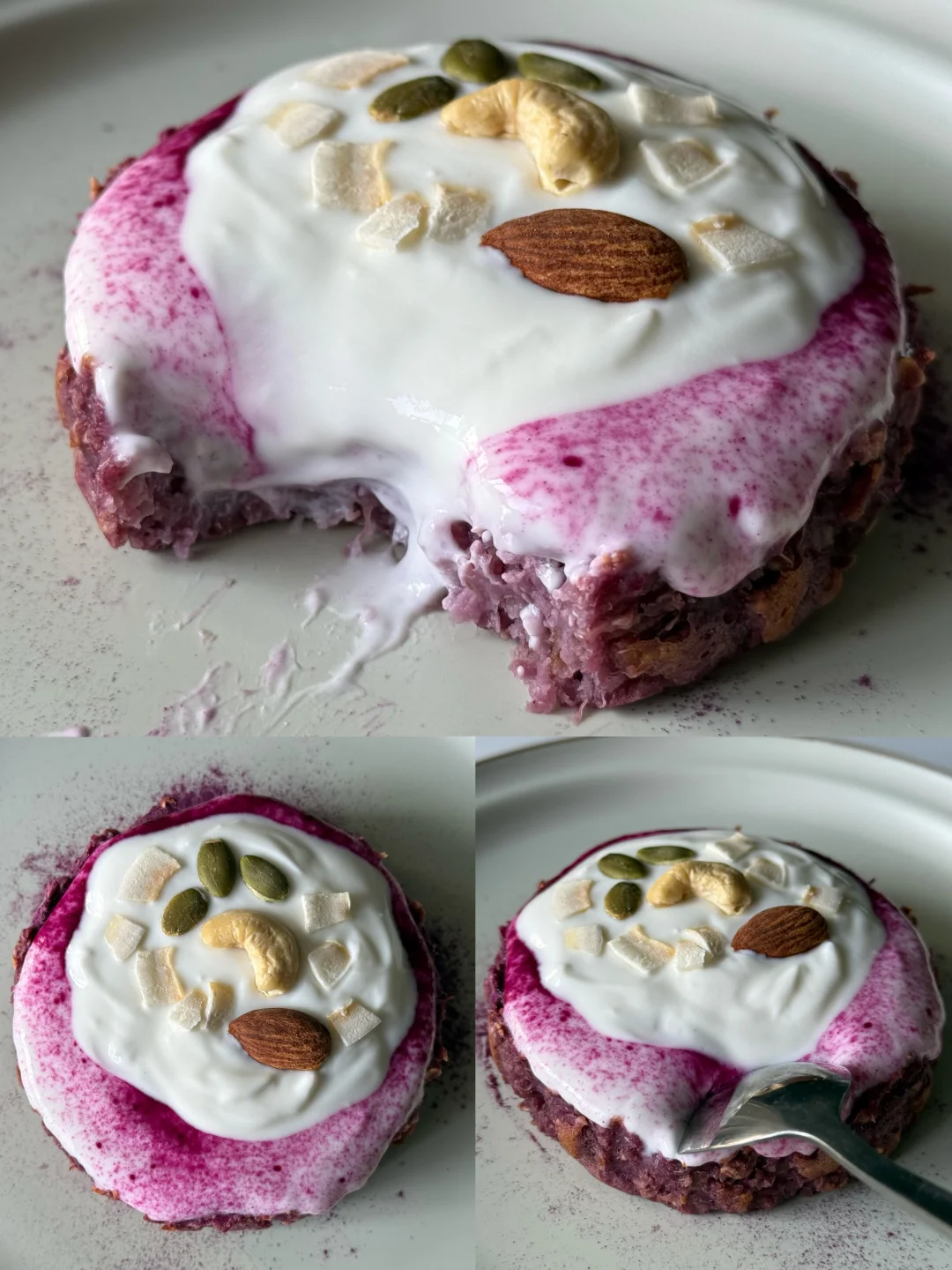 真的巨好吃！！都去做这个芋泥燕麦糯糯糕