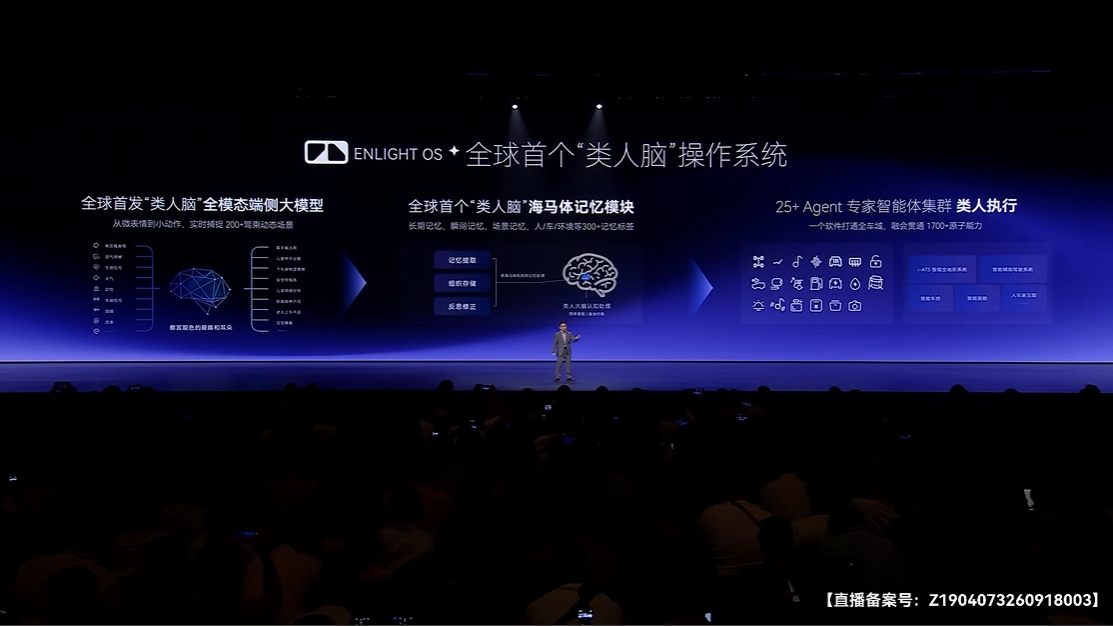 现在的汽车座舱讲究的就是像活人一样的交互，那么神行者8就是这样的。它的行业首发多模态模型对数据实时处理，也就是类人脑系统会记住很多用车习惯，比如常去的咖啡馆、爱听的歌，上车就自动调好氛围等等，这就很方便大家用车！更支持200多个APP，车机跟手机无缝衔接，这大概就是未来出行的“人情味儿 ​