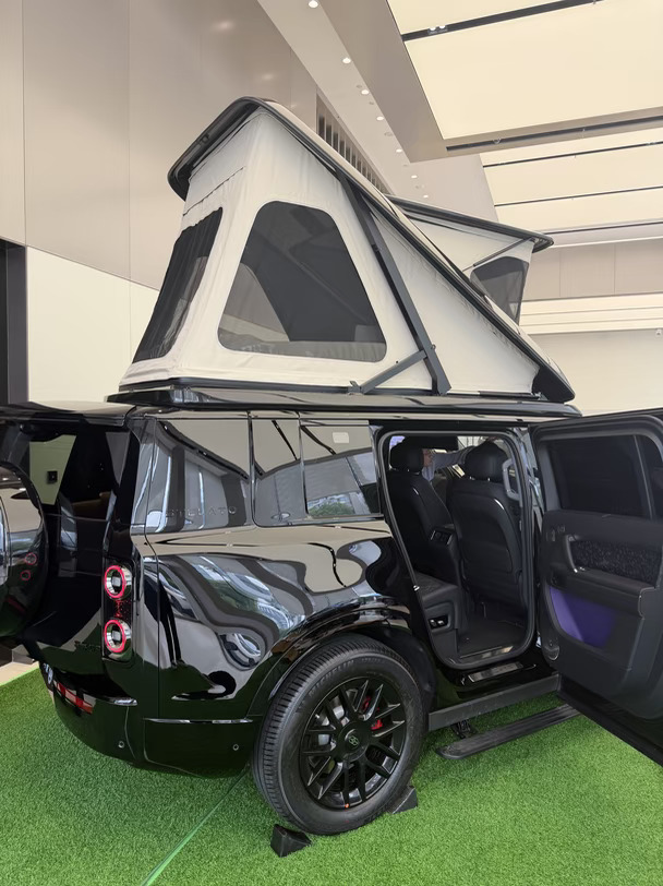 把露营直接搬上车｜享界G9车顶帐篷太会了⛺
